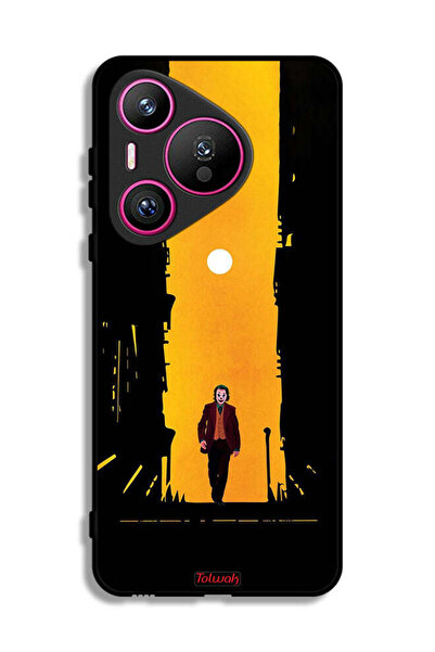 Tolwak غطاء حماية هواوي بيورا 70 بتصميم جوكر، عمل فني رقمي تجريدي