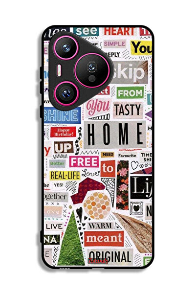 Tolwak غطاء حماية لهاتف هواوي بيورا 70 مع ملصقات أصلية