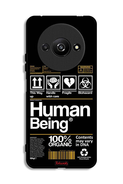 Tolwak Xiaomi Redmi A3 4G Protective Case Cover Human Being Sticker