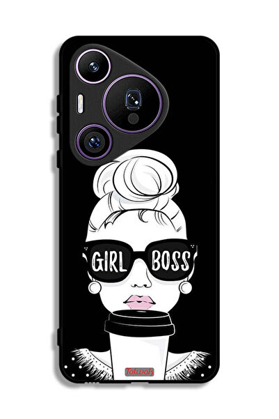 Tolwak غطاء حماية لهاتف هواوي بيورا 70 برو - فتاة بوس