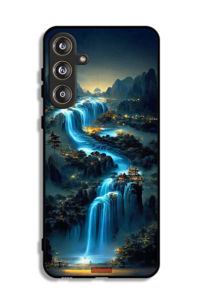 Tolwak غطاء حماية لهاتف سامسونج جالاكسي M55 5G بنقشة شلال