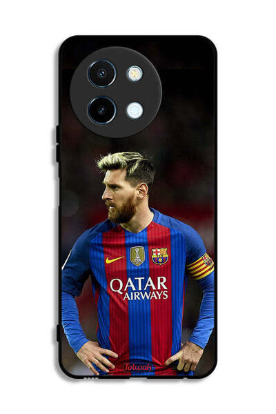 Tolwak غطاء حماية لهاتف Vivo Y38 5G ميسي برشلونة