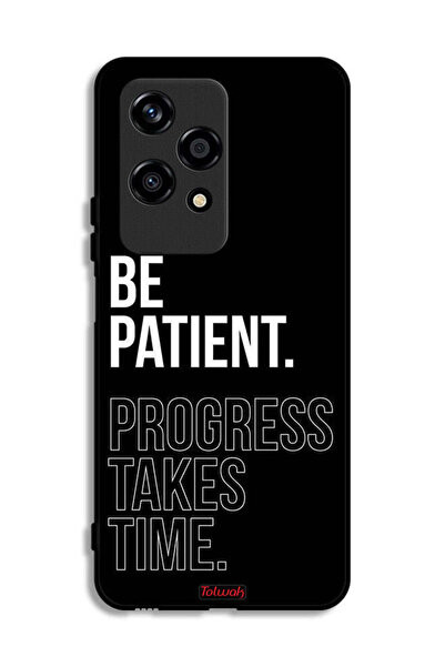 Tolwak غطاء حماية لهاتف Honor 200 Lite 5G كن صبورًا فالتقدم يستغرق وقتًا