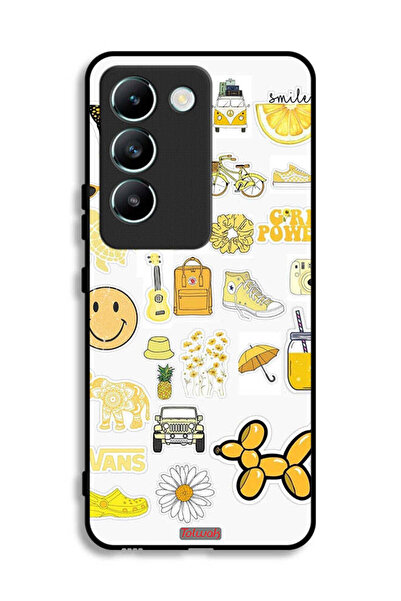 Tolwak غطاء حماية لهاتف Vivo V30 Lite 4G - علامات أنثوية