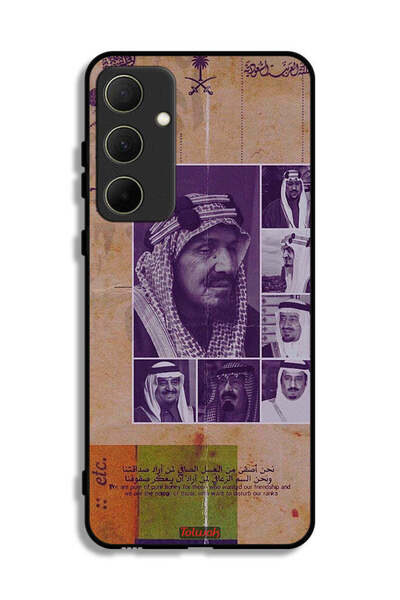 Tolwak غطاء حماية لهاتف سامسونج جالاكسي A35 5G - صور قديمة لملوك السعودية