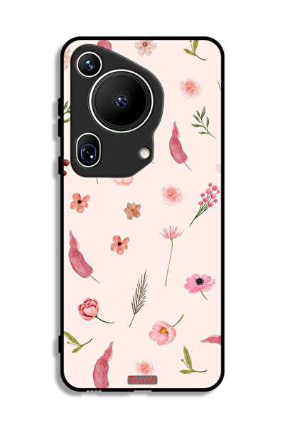 Tolwak غطاء حماية فائق لهاتف هواوي بيورا 70 بنقشة أوراق وورود