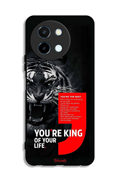 Tolwak غطاء حماية لهاتف Vivo Y38 5G أنت ملك حياتك