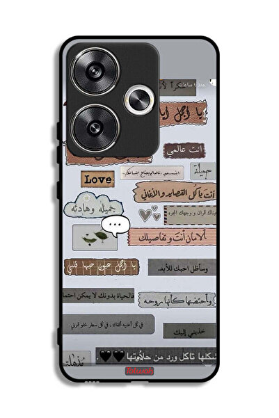 Tolwak غطاء حماية لهاتف شاومي ريدمي توربو 3 5G بعبارات حب عربية