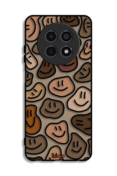 Tolwak غطاء حماية لهاتف Realme 12x 5G برسومات وجوه مبتسمة