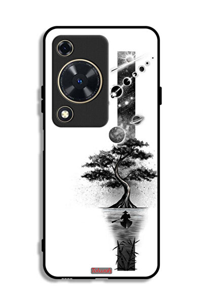 Tolwak Huawei Enjoy 70 Protective Case Cover Earth Space Art