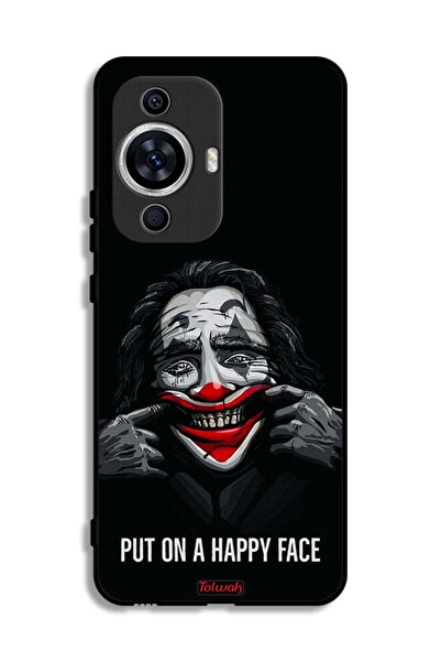 Tolwak غطاء حماية لهاتف هواوي نوفا 11 بتصميم وجه سعيد