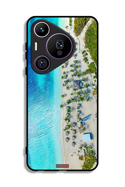 Tolwak غطاء حماية لهاتف هواوي بيورا 70 برو - لون الشاطئ