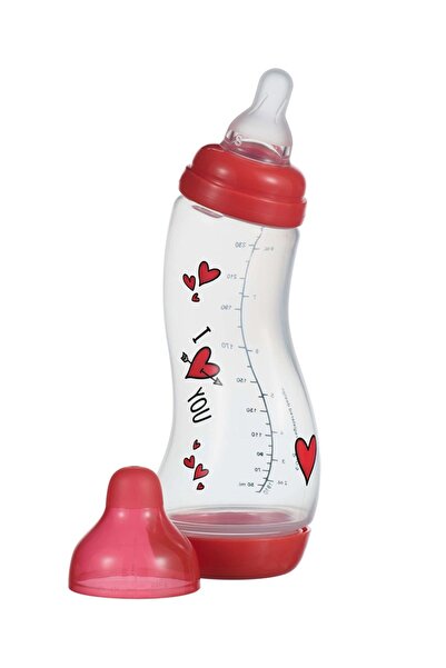 Difrax Biberon anticolici S-Difrax „I Love You” 250 ml