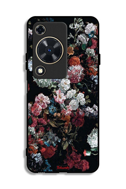Tolwak غطاء حماية لهاتف هواوي إنجوي 70 بنقشة ورود عتيقة