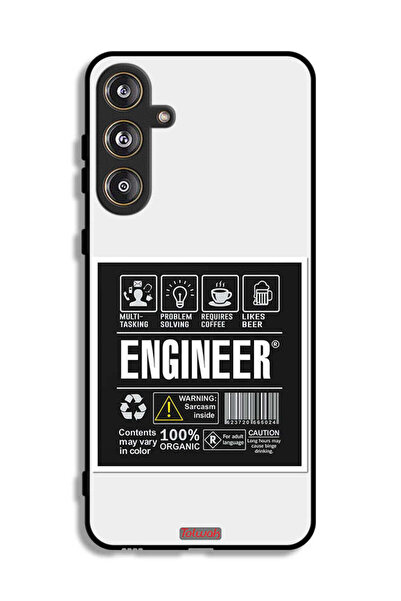 Tolwak غطاء حماية لهاتف سامسونج جالاكسي F55 5G، ملصق مهندس