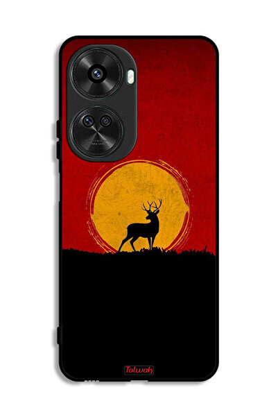 Tolwak غطاء حماية لهاتف هواوي نوفا 11 SE بتصميم غزال وقمر