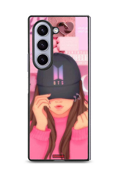 Tolwak غطاء حماية لهاتف Samsung Galaxy Z Fold6 بتصميم فتاة صغيرة