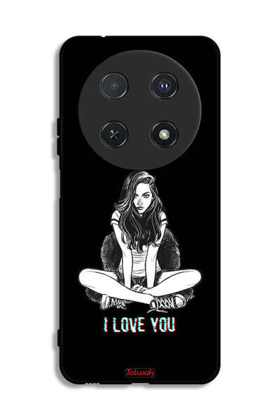 Tolwak غطاء حماية لهاتف هواوي نوفا 12i بطبعة "أحبك"