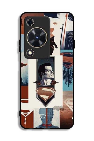 Tolwak غطاء حماية لهاتف هواوي إنجوي 70 برسومات سوبرمان