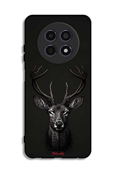 Tolwak غطاء حماية لجهاز Realme 12 5G برسومات غزال رقمية