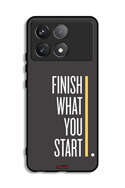 Tolwak Xiaomi Poco F6 Pro Protective Case Cover Finish What You Start