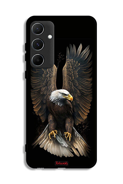 Tolwak غطاء حماية لهاتف سامسونج جالاكسي A55 5G بأجنحة نسر منتشرة