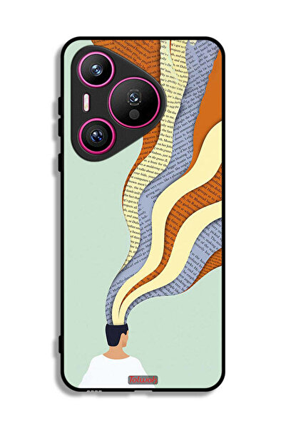 Tolwak غطاء حماية لهاتف هواوي بيورا 70 - تصميم فني معبر