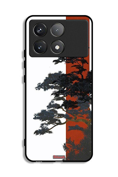 Tolwak Xiaomi Poco F6 Pro Protective Case Cover Tree Artwork