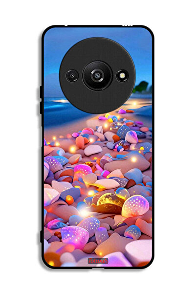 Tolwak Xiaomi Redmi A3 4G Protective Case Cover Stones Art