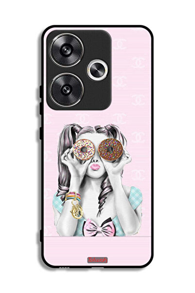 Tolwak غطاء حماية لهاتف Xiaomi Poco F6 5G يحمل دوناتين