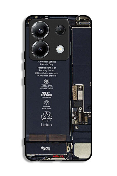 Tolwak غطاء حماية لهاتف Xiaomi Poco X6 5G بنمط دائرة الهاتف