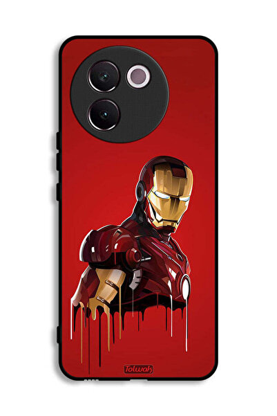 Tolwak غطاء حماية Vivo V30e 5G برسومات الرجل الحديدي