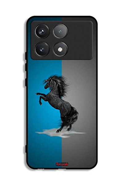 Tolwak Xiaomi Poco F6 Pro Protective Case Cover Horse Art
