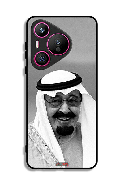 Tolwak غطاء حماية لهاتف هواوي بيورا 70 صورة الملك عبدالله مبتسماً