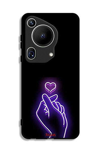 Tolwak غطاء حماية لهاتف هواوي بيورا 70 ألترا بتصميم قلب صغير