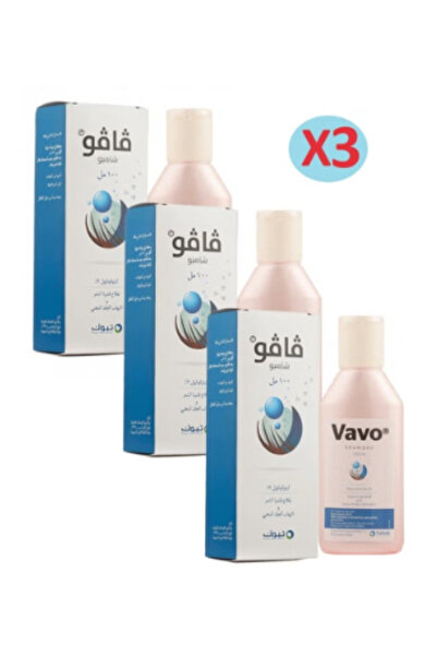 Vavo شامبو 100 مل 3 قطع