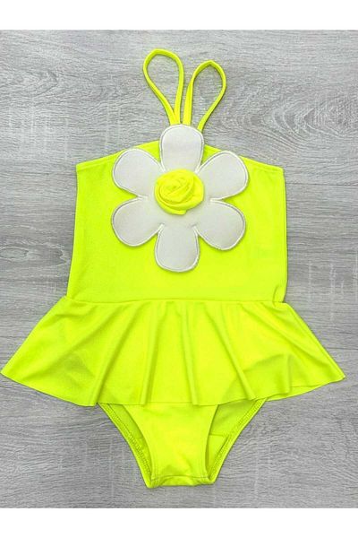 Mıstık Bebe Daisy African Ruffle Girl's Swimsuit