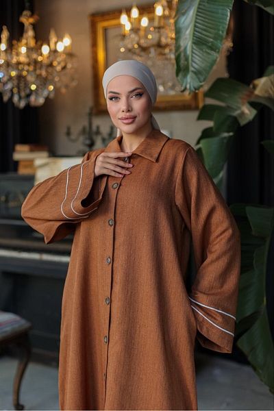 Nissra Ankanoor Абая с ръкав и копчета по цялата дължина Anka252425