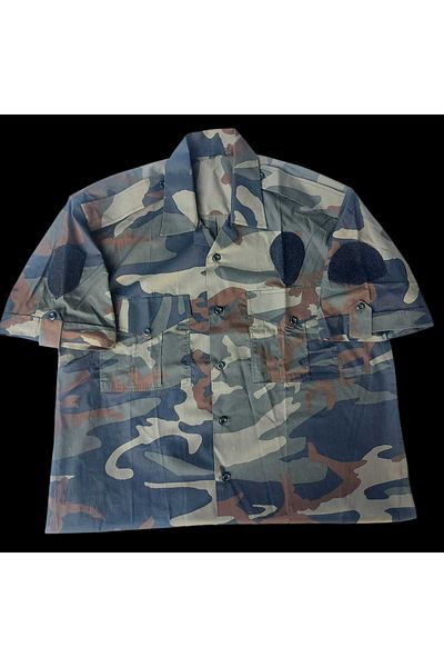 kho military design 2007 Poh Summer Shirt 100% Cotton Zero Product (Size L-Xl)