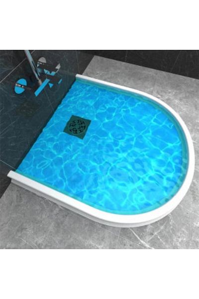Blusmart Prag de dus autoadeziv, flexibil, pentru baie sau bucatarie, rezistent la mucegai, impermeabil, 1 M