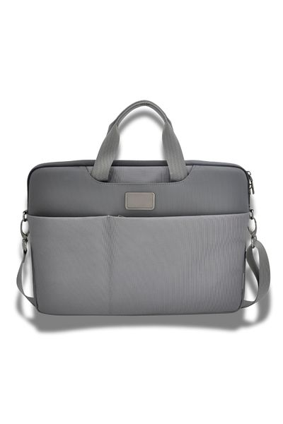 ORYX O-lapclassy Sleek Laptop Bag Minimalist Lightweight Work Bag Grey