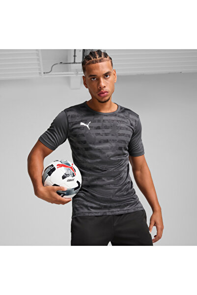 Puma قميص RISE جرافيكي فردي للرجال - رمادي