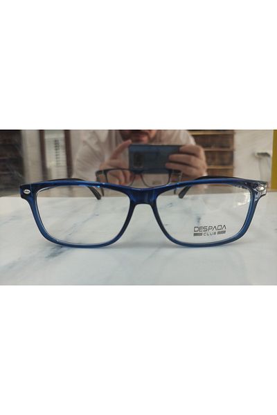 despada club Despada Dsc 362 C4 54Ekt Male Blue Light Protection Glass Attachable (Transparent Blue/Black Handle)