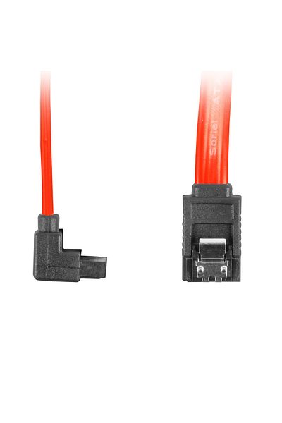 dalip SATA II female 90 degree angle to SATA II female right angle data cable, 6Gbps/s transfer speed, clamp