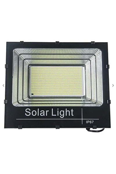 divendi-ro 100W DIMATABLE LED Spotlight with INDIVIDUAL Solar Panel and Remote Control HA