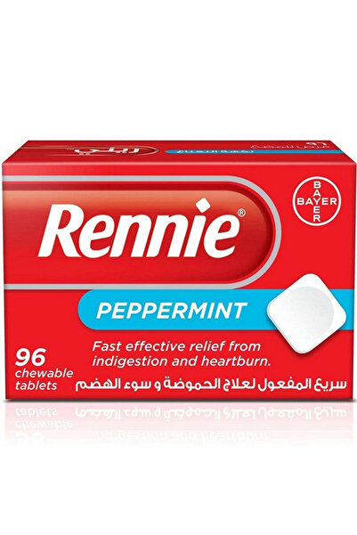 RENNIE Peppermint Chewable Tablets 96'S