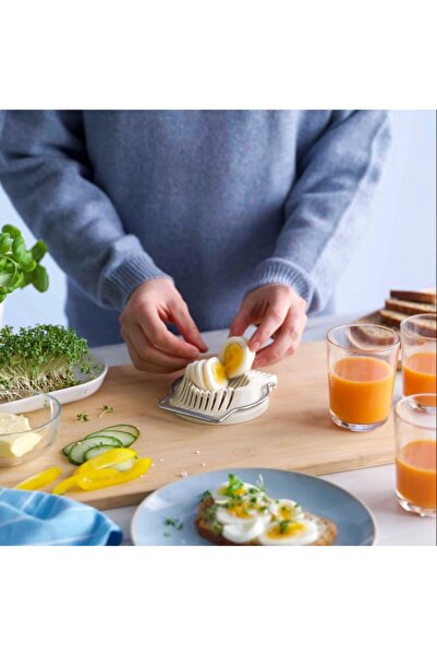 IKEA UPPFYLLD yumurta dilimleyici, kırık beyaz