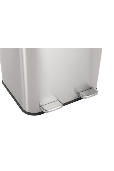 ORCHID SS 10L RECT DUAL BIN WITH SOFT CLOSE