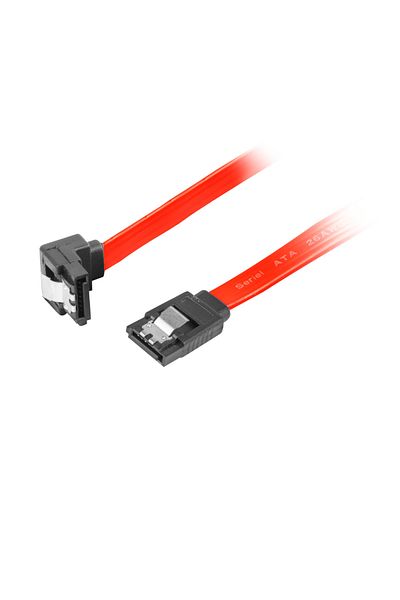 dalip SATA II female 90 degree angle to SATA II female right angle data cable, 6Gbps/s transfer speed, clamp