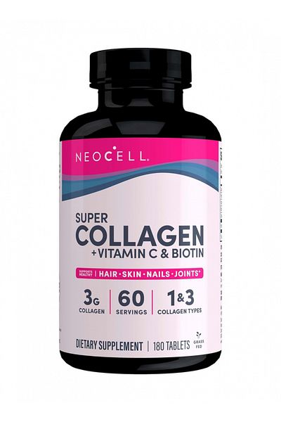 Neocell Super Collagen with Vitamin C with Biotin 180 Tablets